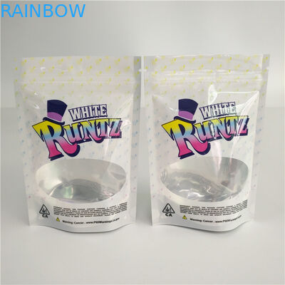 3.5g 7g 14g Holografik Film Stand Up Kese Ambalajı