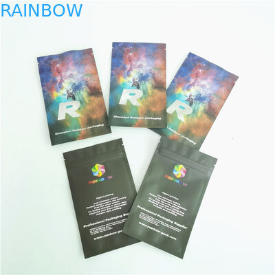 Koku Geçirmez Düz Plastik Torbalar Ambalaj Hapları Ambalaj için Kilitli Poşet