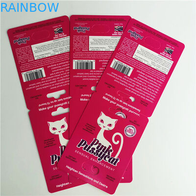 Gergedan 69 erkek geliştirmeleri cinsel hap paketleme 3d kart kapsül blister ekran