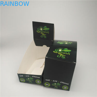 CBD ve Kenevir Ambalaj için Logo Blister ile Kağıt Kutu Ambalaj