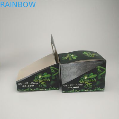 CBD ve Kenevir Ambalaj için Logo Blister ile Kağıt Kutu Ambalaj