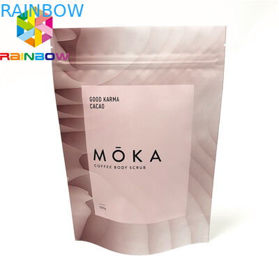 Gözyaşı çentikli kilitli gövde fırçalama torbaları ile özel baskılı stand up torbalar