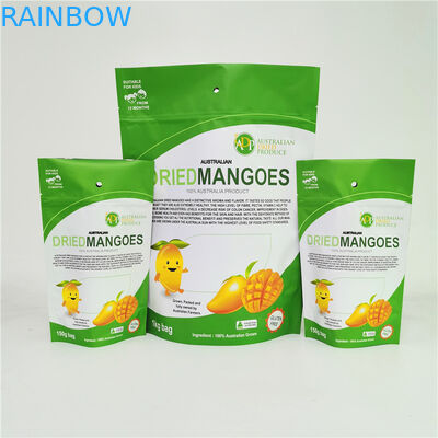 500g 1 kg Özelleştirilmiş Doypack Kilitli Torba Kurutulmuş Meyve Ambalaj Çanta Mylar Folyo Çanta