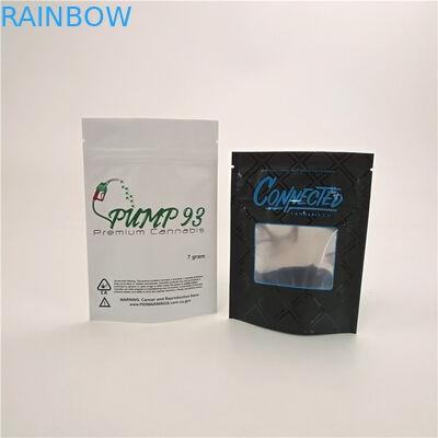 Örnek ücretsiz özelleştirilmiş çocuk geçirmez CBD çanta runtz orman çerezleri tıp kılıfı ile pencere