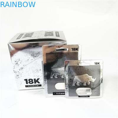 Sıcak Satış Erkek Kapsül Geliştirme Hapları Ambalaj Kartı Kutusu Baskı Pembe Pussycat Kağıt Kartı Promosyon