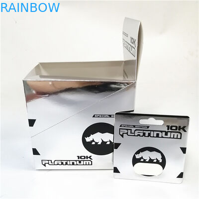 Sıcak Satış Erkek Kapsül Geliştirme Hapları Ambalaj Kartı Kutusu Baskı Pembe Pussycat Kağıt Kartı Promosyon