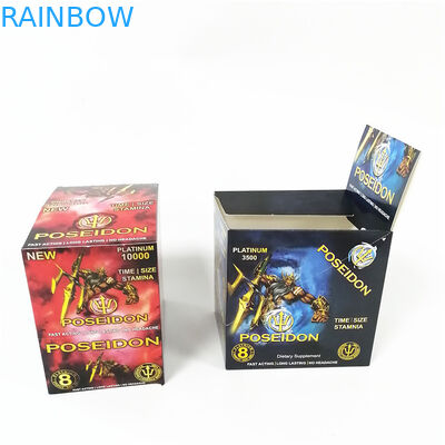 Özel baskı kağıt kartlarını görüntüle yırtma çentikli hat kutuları Blisterli Pembe Pussycat kart kutusu