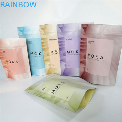 Ayağa kalk öğütülmüş kahve folyo kese ambalajı valfli kahve çekirdeği poşetleri