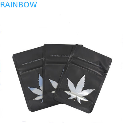 Özel Baskı Alüminyum Folyo Çocuk Dayanıklı Şeker Ambalaj Mylar Çanta Mat Koku Korumalı Çocukların Açamayacağı Kilitli Kese