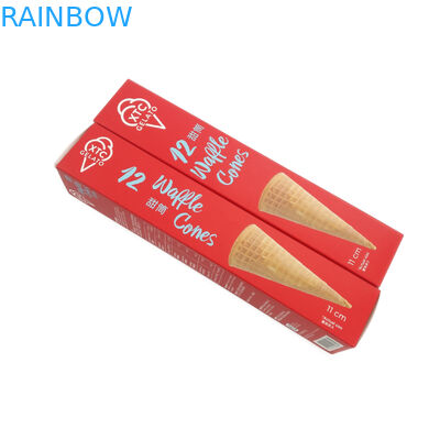 CMYK Renkli Dondurma Ambalajı Kağıt Kutusu Çerez Ambalajları İçin Özel Logo