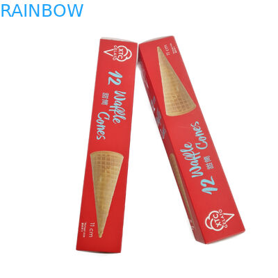 CMYK Renkli Dondurma Ambalajı Kağıt Kutusu Çerez Ambalajları İçin Özel Logo