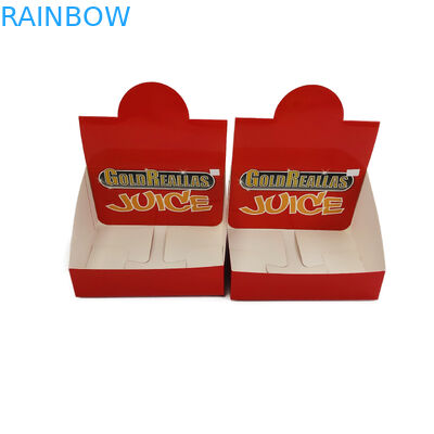 Parlak Şişeler İçin Karton Kağıt Teşhir Kutusu Ambalajı CMYK Rengi Ekran Torbaları Ambalajı