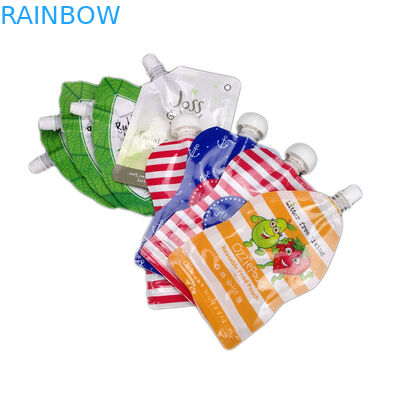 Yeniden Kullanılabilir Gıda Sınıfı Üretici Bacalı Kese Ambalajı Nozul ile Ayakta