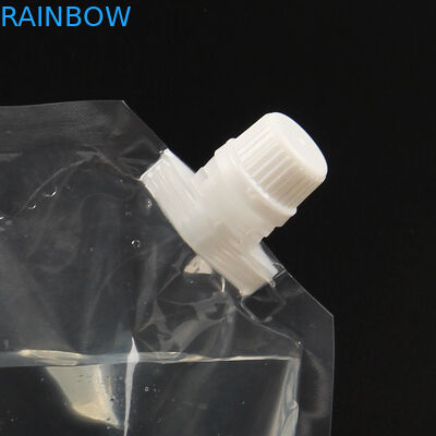 Özelleştirilmiş Sıcak Satış 50ml / 250ml Şeffaf Enerji Sıvı Emzikli Ambalajlı İçecek Kılıfı ile Stand Up Kılıfı