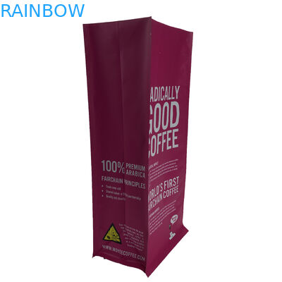 Özel Yüksek Quanlity Pembe Su Geçirmez Dijital Baskı Plastik Zip Kilit Çanta Kılıfı Fındık Kahve Için Düz Alt Standı