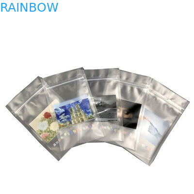 İki Taraflı Sızdırmaz Alt Kese Toptan Özel Dekorasyon Ambalaj Çantası Geri Dönüştürülebilir Şeffaf Plastik Torba