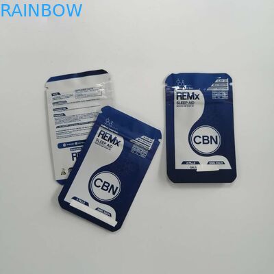 Kilo vermek sağlık Hap Ambalajı Koku Korumalı alüminyum folyo Tohum Tozu Örneği için boş çay poşeti