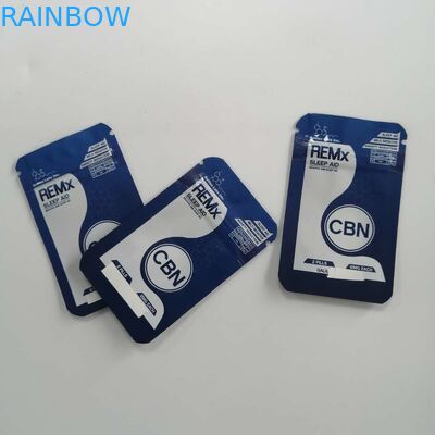 Kilo vermek sağlık Hap Ambalajı Koku Korumalı alüminyum folyo Tohum Tozu Örneği için boş çay poşeti