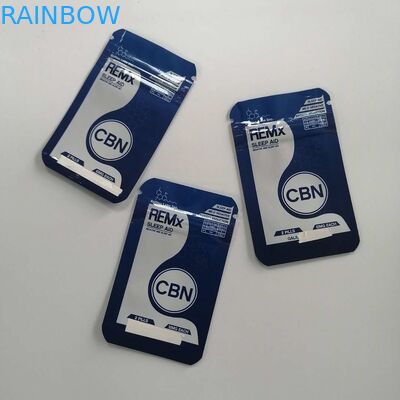 Kilo vermek sağlık Hap Ambalajı Koku Korumalı alüminyum folyo Tohum Tozu Örneği için boş çay poşeti