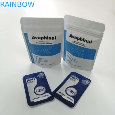 Kilo vermek sağlık Hap Ambalajı Koku Korumalı alüminyum folyo Tohum Tozu Örneği için boş çay poşeti