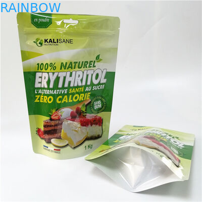 Özelleştirilmiş stand up poşetler toz paketleme moringa çay poşetleri