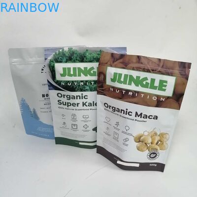 Gıda sınıfı özel plastik mühürleyen ayağa kurutulmuş gıda özel baharat ambalajı