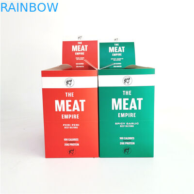 Beef Biltong İçin Ofset Baskı Yırtık Kağıt Kutusu