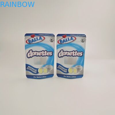 Özelleştirilmiş Baskı logosu UV 3.5g 7g 28g Poşet Runtz Preroll Çerezler Tıp Kılıfı Çocuk Korumalı Doypack
