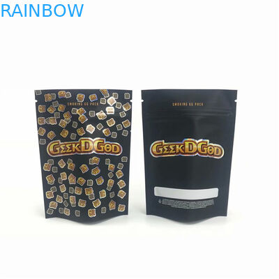 Özelleştirilmiş UV Çocuk Korumalı 3.5g 7g Mini Poşet Preroll Çerezler Çocuk Dayanıklı Stand up Doypack
