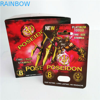 Mermi ile Stokta 69 Erkek Arttırıcılar Cinsel Kağıt Kartı ve Ambalaj Kutusu