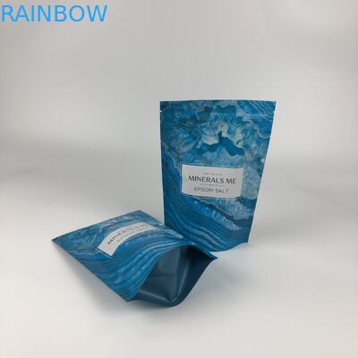 Şeffaf Pencereli Plastik GMOPP VMPET Stand Up Fermuarlı Çanta