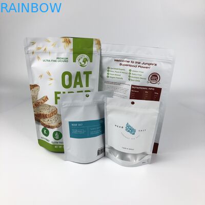 Mini miktar dijital baskı çantası çerez aperatif sarsıntılı sığır paketleme açık pencere ile fermuarlı çanta ayağa