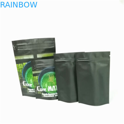 Çay Paketleme Lamine Folyo CMYK Mylar Fermuarlı Torbalar