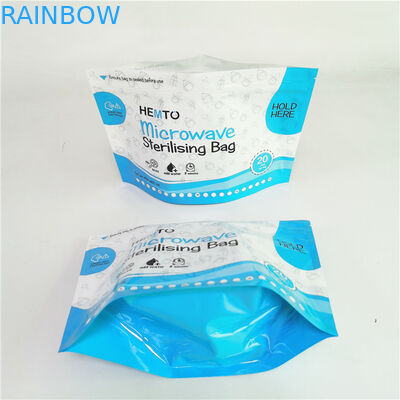 Gıda Sınıfı 120mic VMPET Mikrodalga Sterilizatör Fırın Torbası