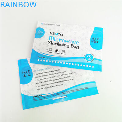 Gıda Sınıfı 120mic VMPET Mikrodalga Sterilizatör Fırın Torbası