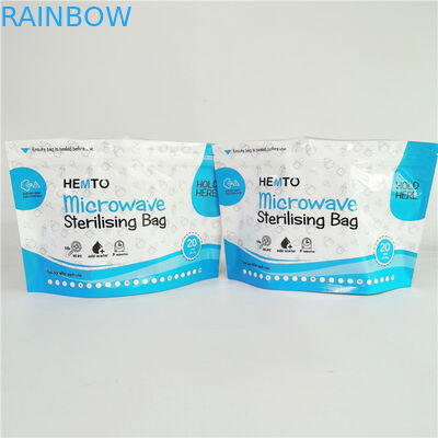 Gıda Sınıfı 120mic VMPET Mikrodalga Sterilizatör Fırın Torbası