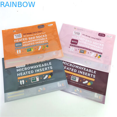 Gıda Sınıfı Sterilizatör 120mic Kilitli Mikrodalga Fırın Plastik Torba