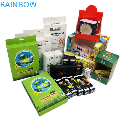 Logo ile 250gsm Karton Kenevir CBD Kağıt Kutu Ambalajı