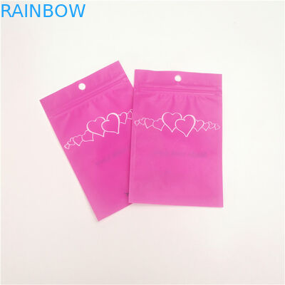 Kirpik Takı Gravür Baskı MOPP Fermuarlı Makyaj Çantası