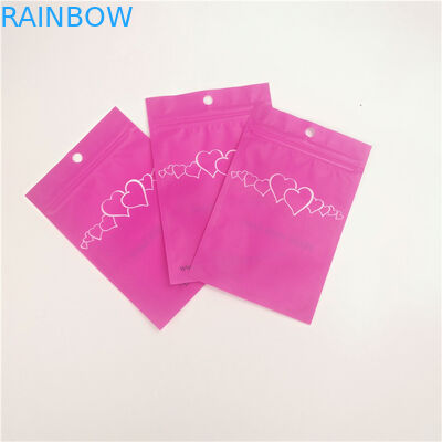 Kirpik Takı Gravür Baskı MOPP Fermuarlı Makyaj Çantası