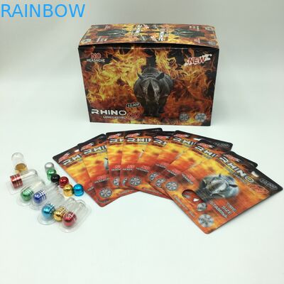 RHINO Pill 60 * 80cm PVC 3D Lentiküler Kart Mermi ile