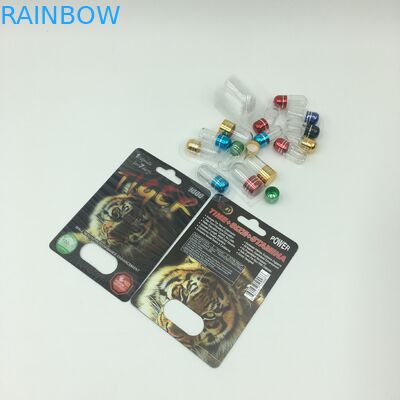 Cinsel Güç Kapsül Ambalajı CMYK 350g 3D Blister Kartları