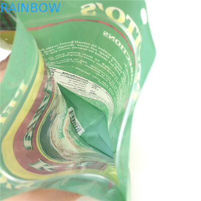 Cusromized Plastik Torba Gıda Sınıfı Ambalaj Pizza Mylar Gıda Paketleme Torbası İçin Çanta Standı