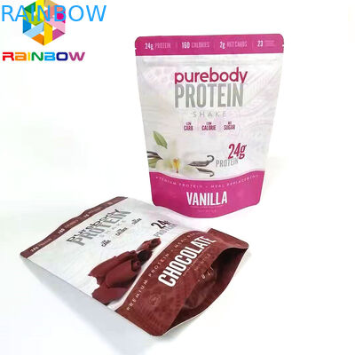 Plastik Yeniden Kullanılabilir VMPET Gravnre Baskı Stand Up Torbalar