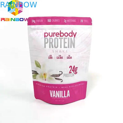 Plastik Yeniden Kullanılabilir VMPET Gravnre Baskı Stand Up Torbalar