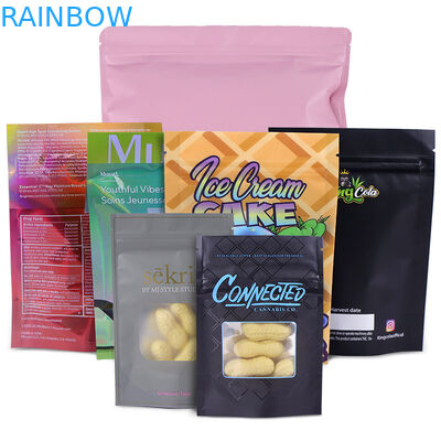 Alüminyum Folyo Zip Kilidi CMYK MOPP Isı Yalıtımlı Mylar Çanta