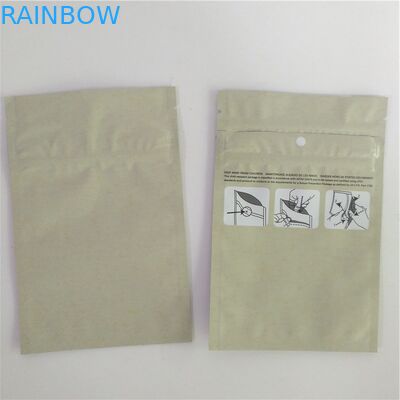 Çiçek Tohumları İçin Kraft Renkli 180mic 4X6 Bitkisel Tütsü Ambalajı