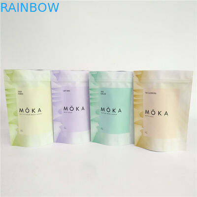 200G Açılıp Kapanabilir 110 Mikron Mylar Alüminyum Folyo Torbalar CMYK