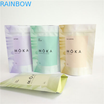 200G Açılıp Kapanabilir 110 Mikron Mylar Alüminyum Folyo Torbalar CMYK