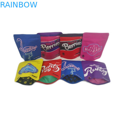 Gemiye Hazır Koku Korumalı 3.5g Kese Folyo Fermuar Yumuşak Dokunuşlu Yenilebilir Açılıp Kapanabilir Esrar Çiçek Ambalajı Mylar Çanta